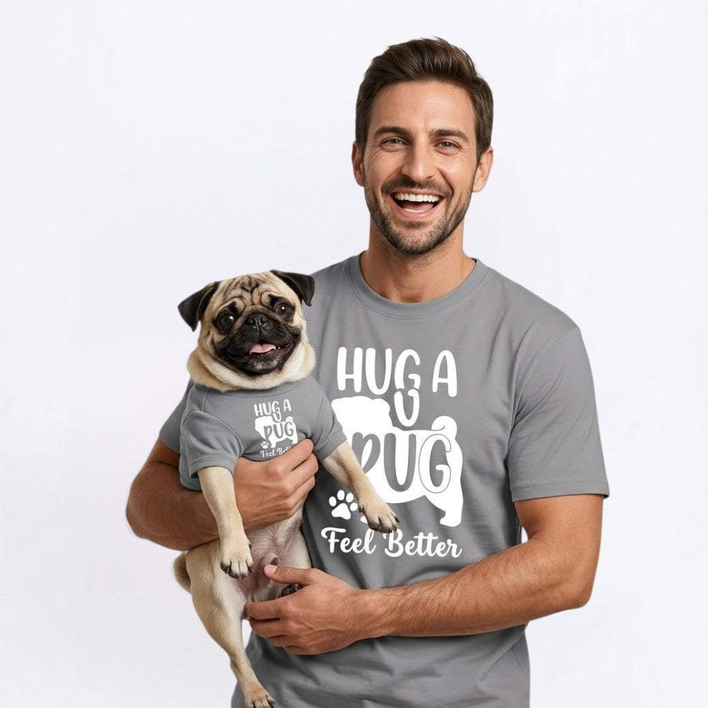 Daisy- Unisex Pug T-Shirt – Premium Cotton Dog Lover Tee