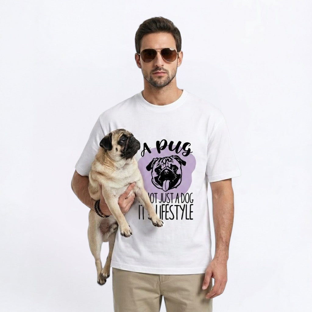 Lilo - Unisex Pug T-Shirt – Premium Cotton Dog Lover Tee