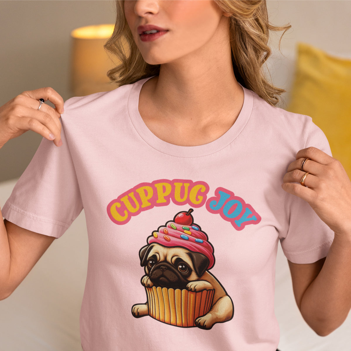 Hunter - Unisex Pug T-Shirt – Premium Cotton Dog Lover Tee