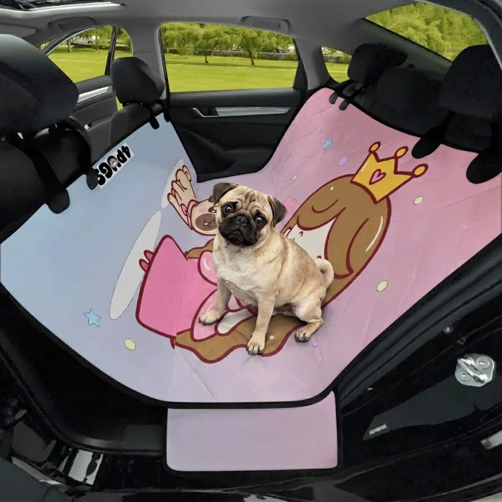 Cleo - Waterproof Pug Car Seat Cover