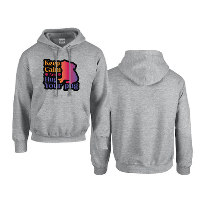 Blue  - Pug Lover Hoodie – Essential Unisex Cotton Sweatshirt