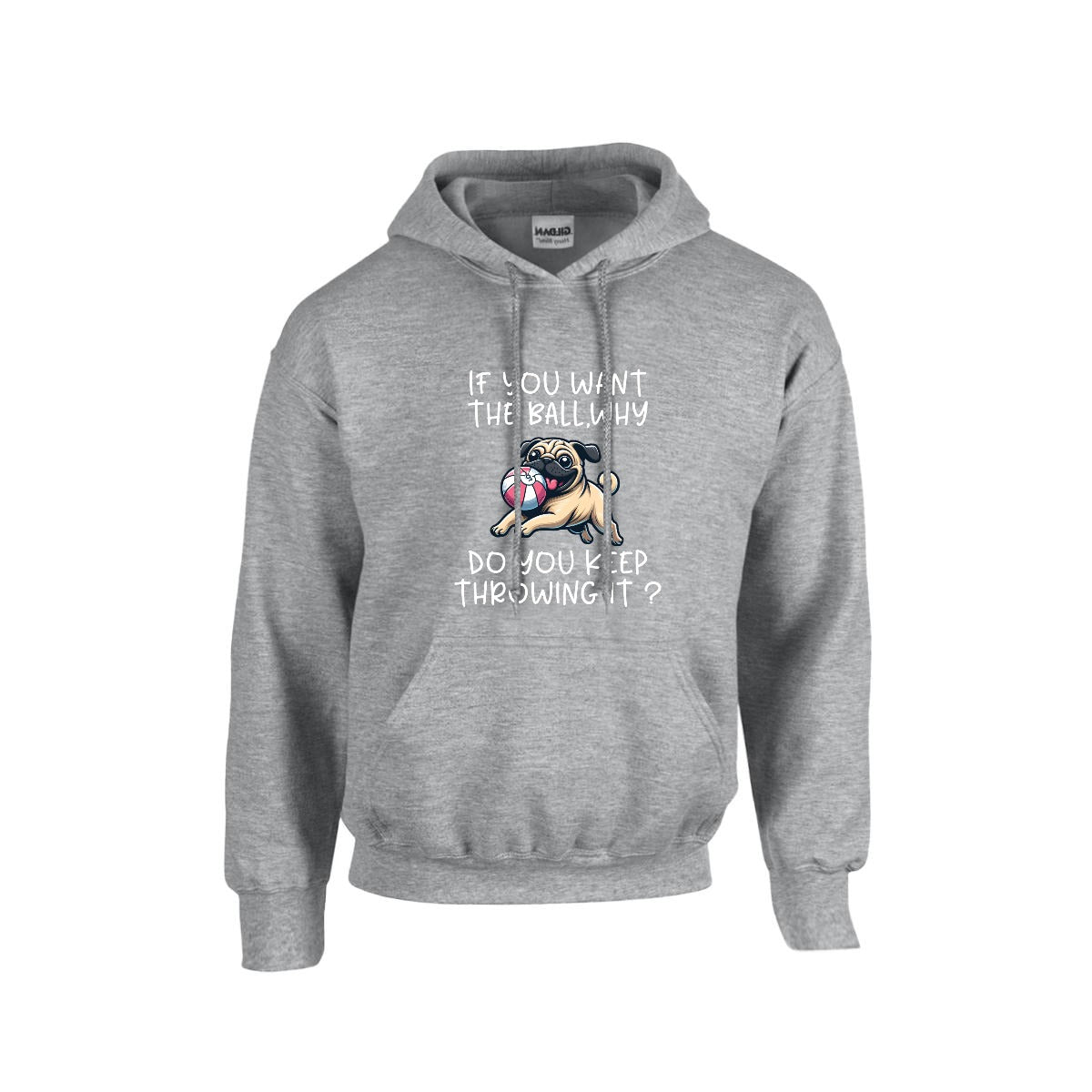 Teddy  - Pug Lover Hoodie – Essential Unisex Cotton Sweatshirt
