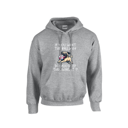Teddy  - Pug Lover Hoodie – Essential Unisex Cotton Sweatshirt