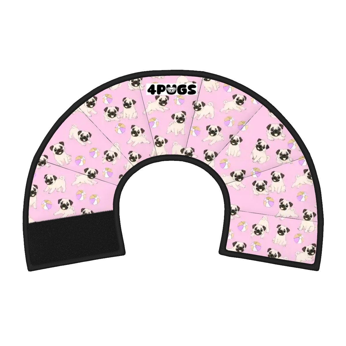 Buster  - Elizabethan Cone Collar Pug Fit