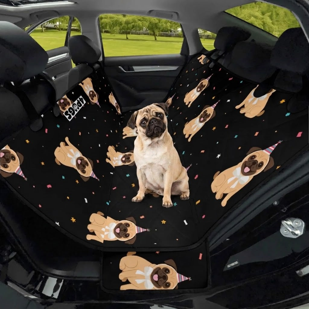 Stella - Waterproof Pug Car Seat Cover