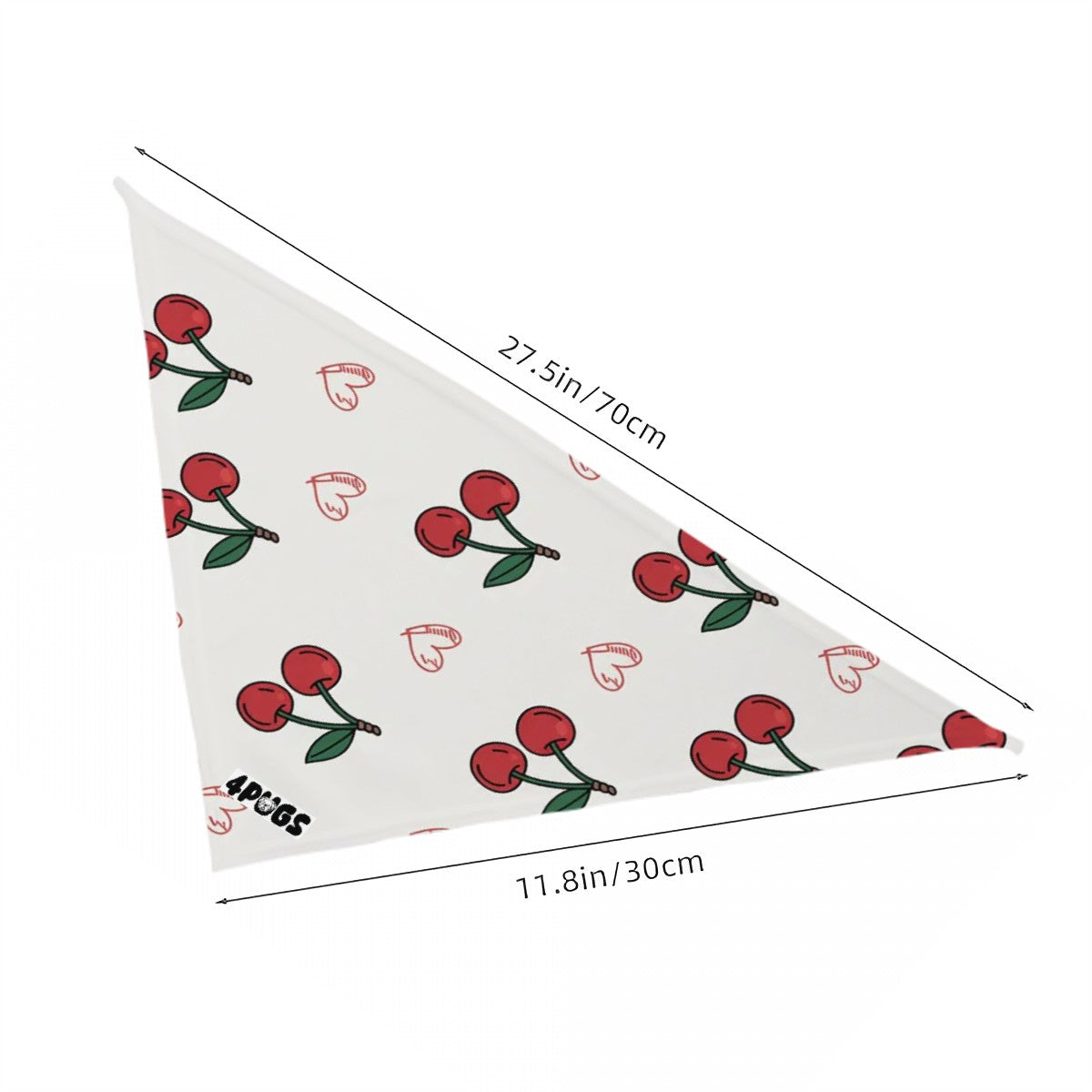 Peach - Pug Bandana