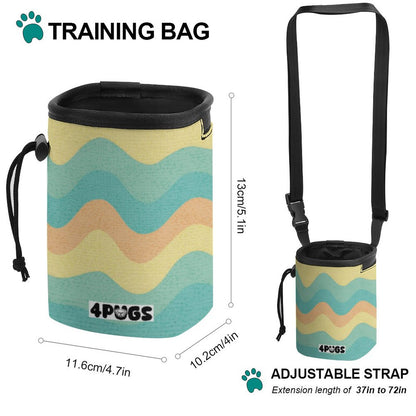 Sassy - Pug Treat Training Pouch | Portable Bait Bag with Waist Clip