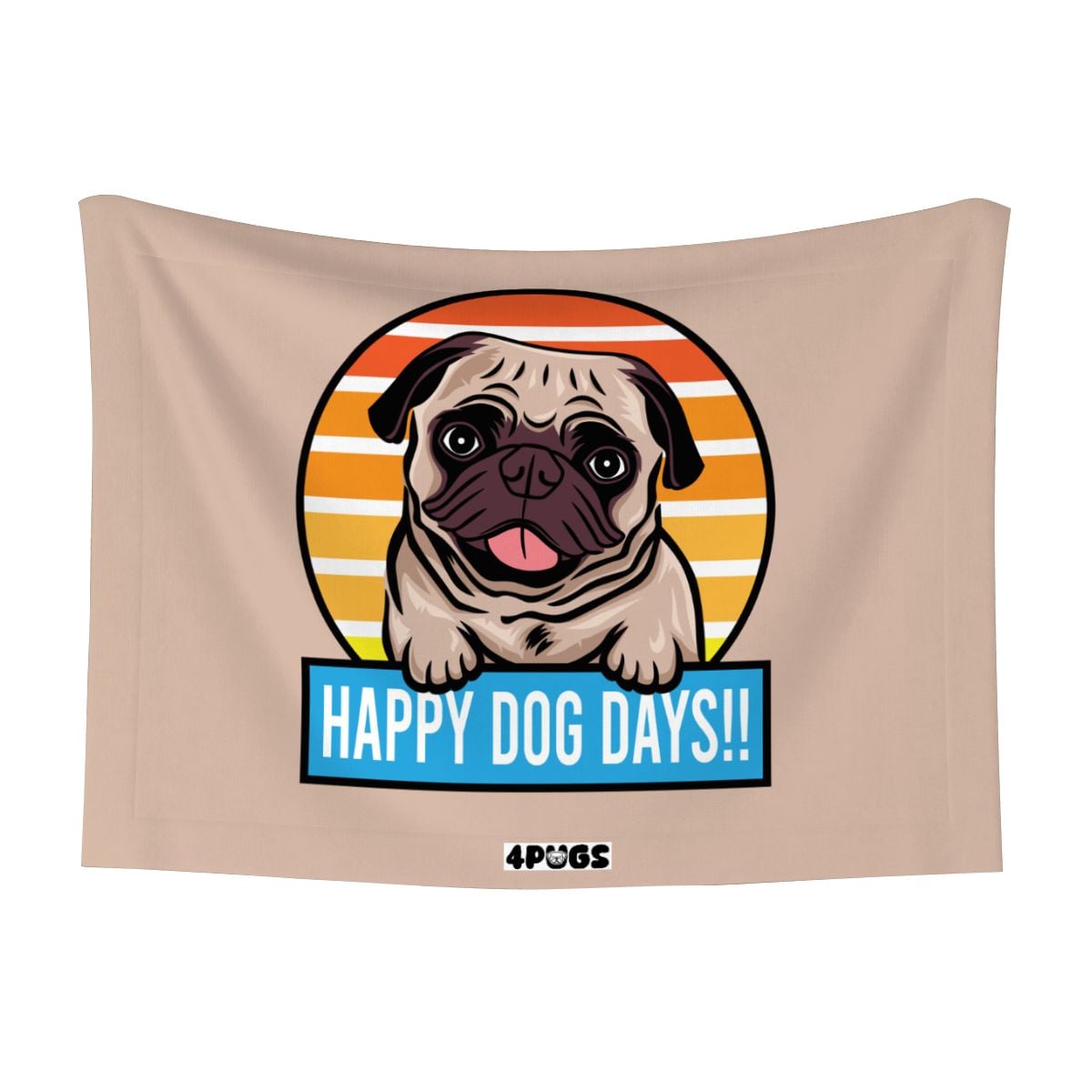 Ember - Pug  Blanket