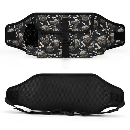 Finn - Pug Treat Training Pouch | Outdoor Storage Waist Bag
