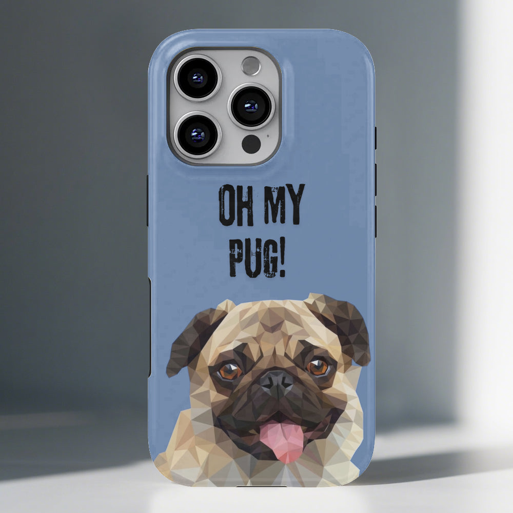 Boomer - Dual-Layer Pug  Phone Case