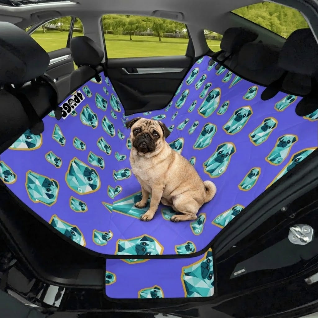 Luna - Waterproof Pug Car Seat Cover