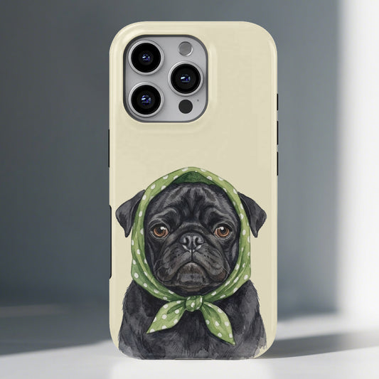 Max  - Dual-Layer Pug  Phone Case