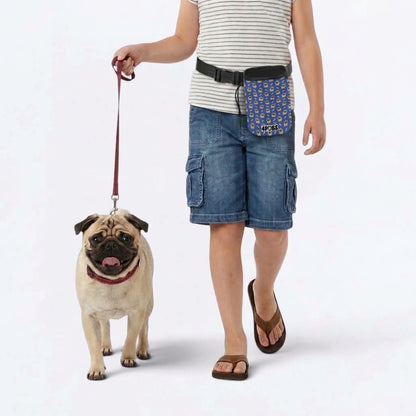 Pepper - Pug Treat Training Pouch | Portable Bait Bag with Waist Clip