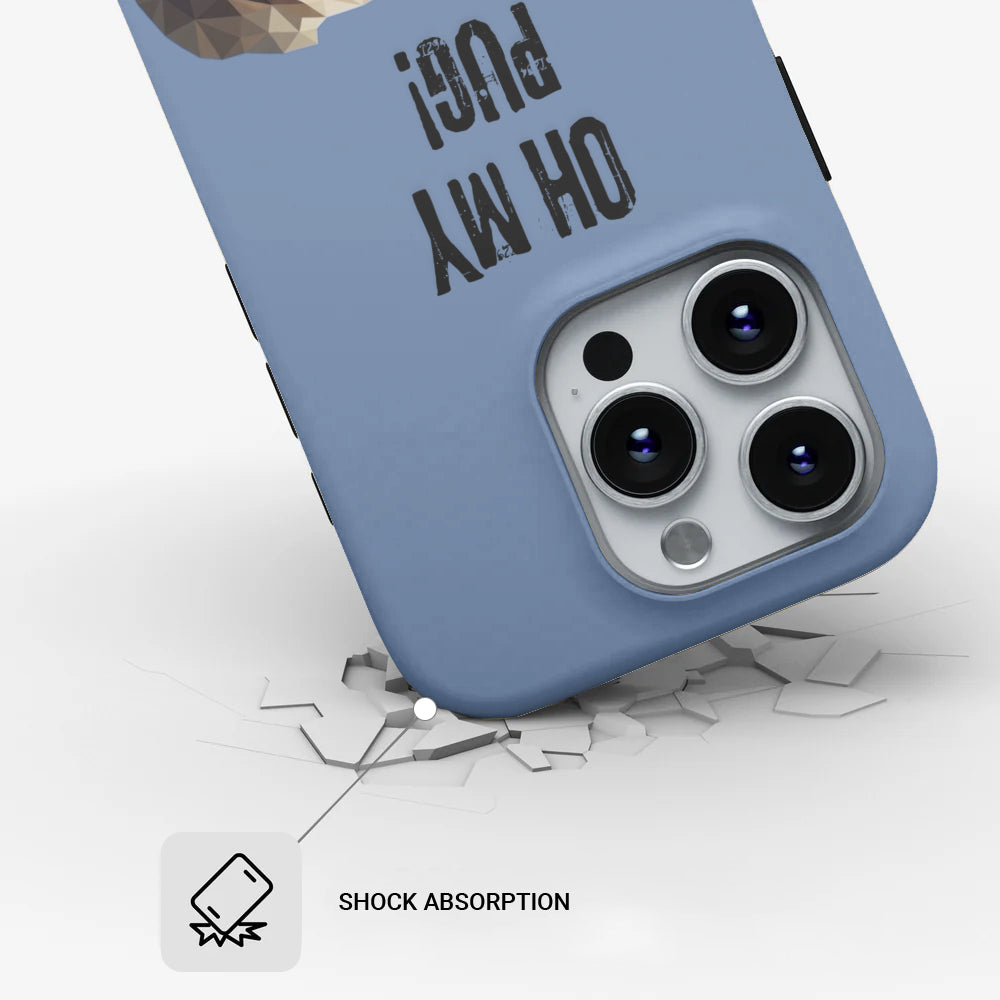 Boomer - Dual-Layer Pug  Phone Case