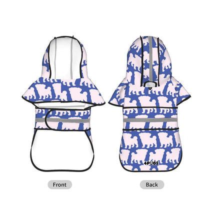 Cleo - Reflective Pug Poncho