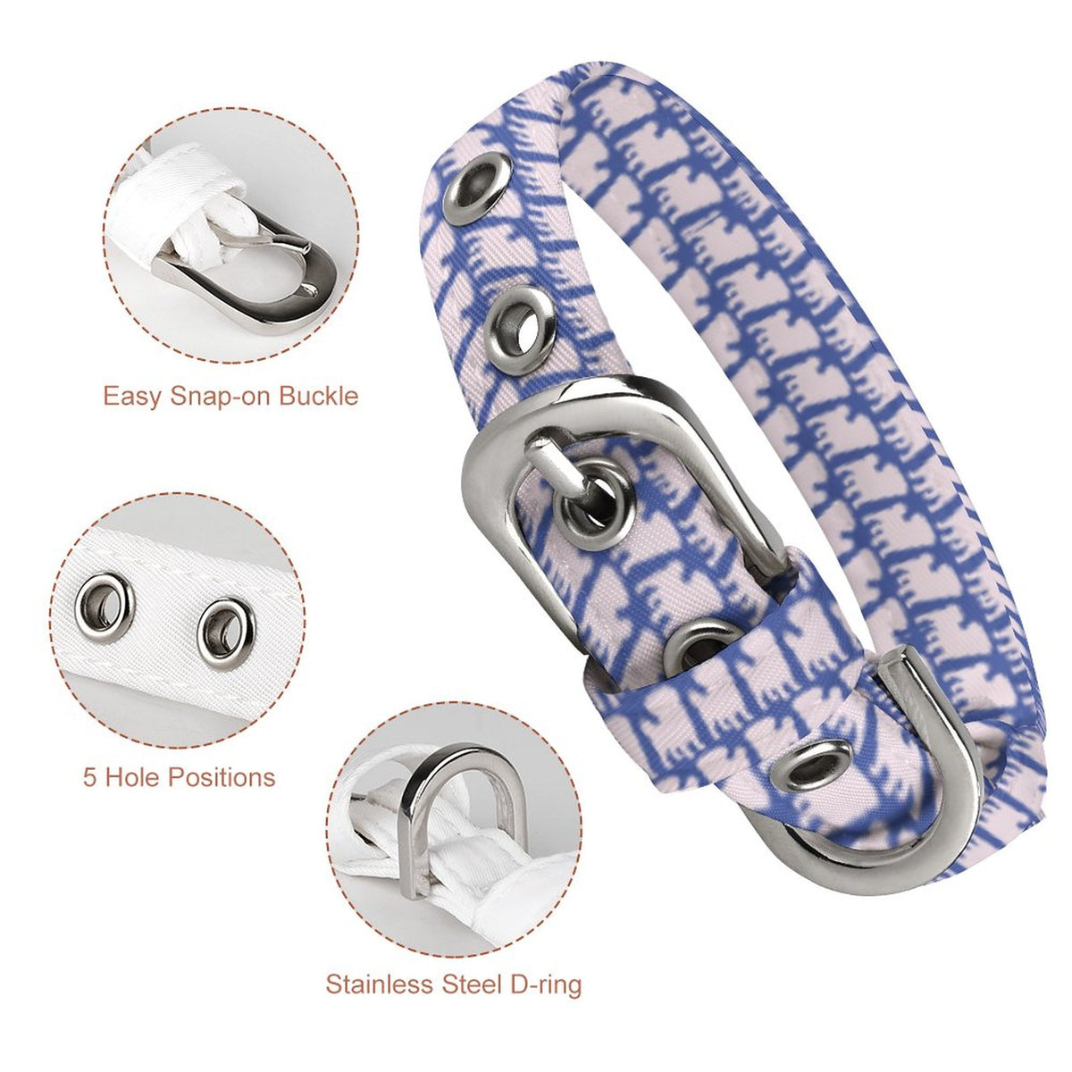 Maple  - Adjustable Pug Collar