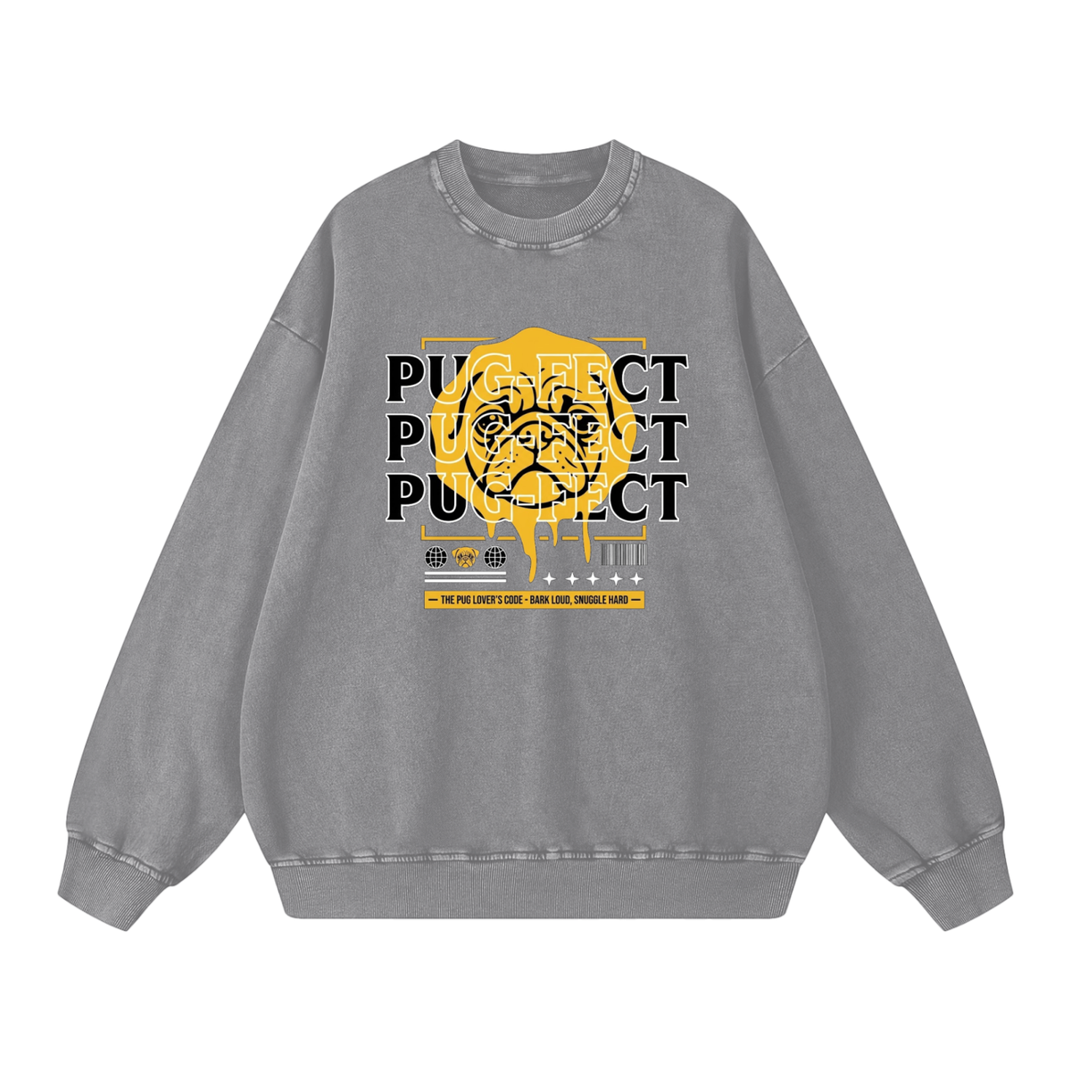Abby - Snow Washed Oversized Sweatshirt