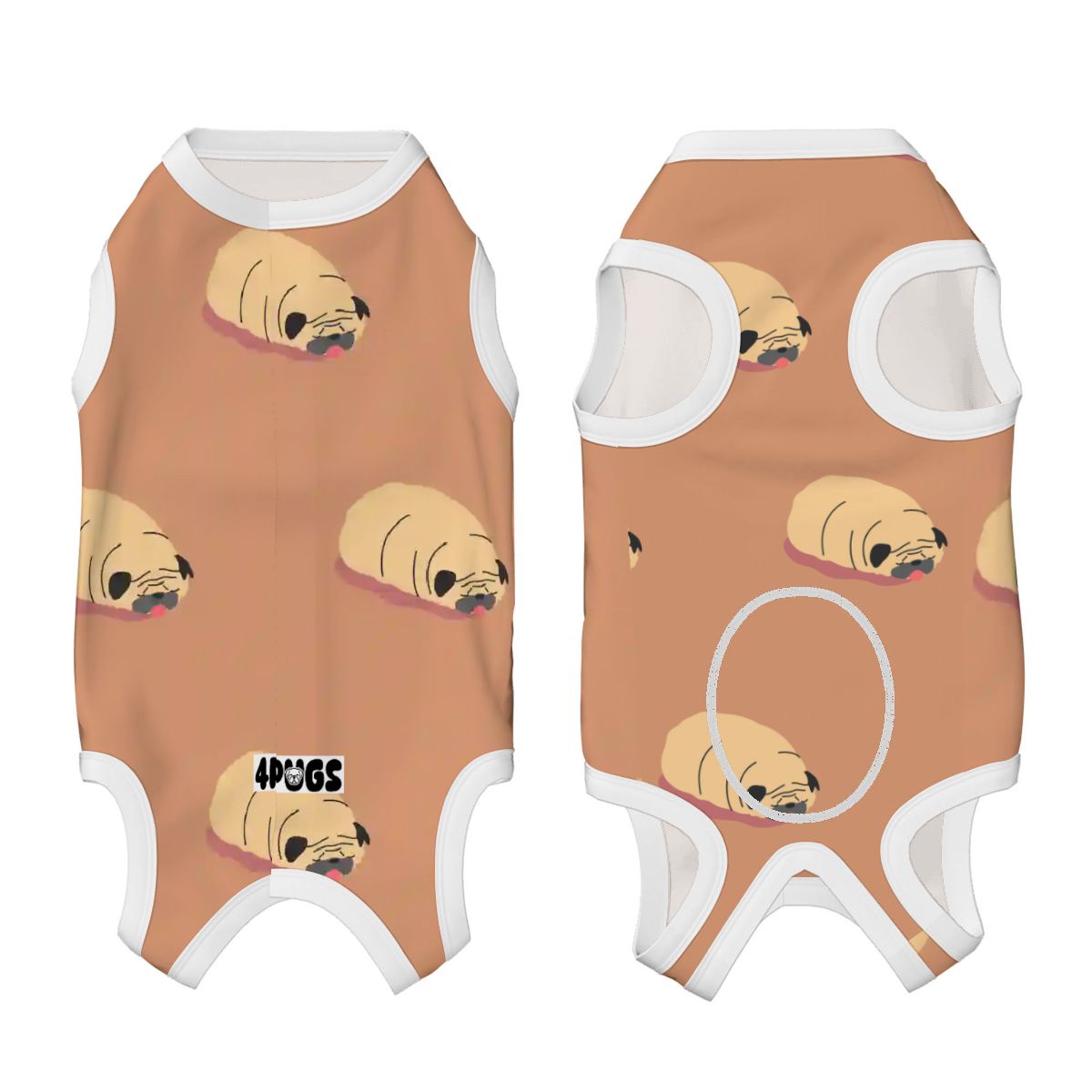 Bruno - Pug Surgery Recovery Suit