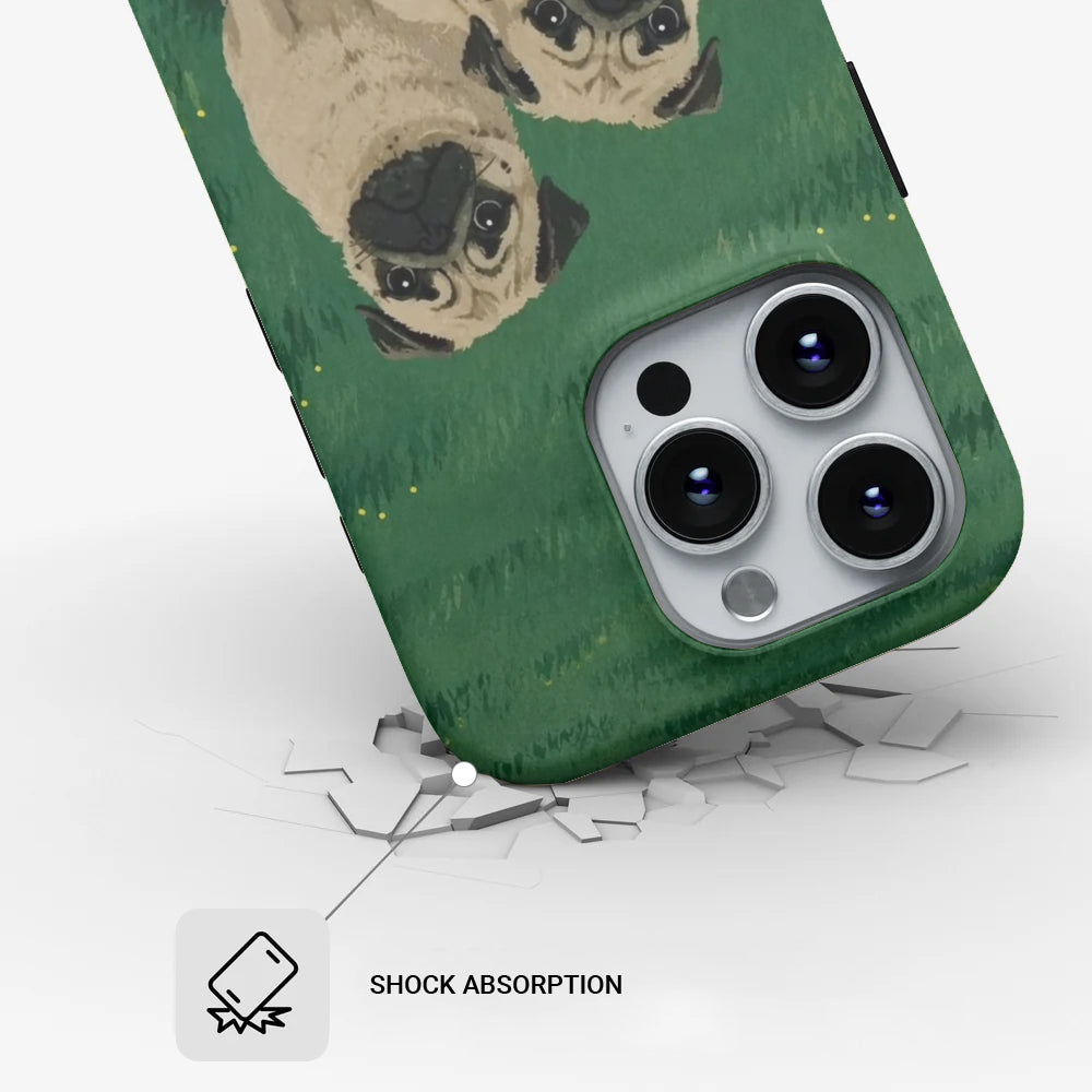 Piper  - Dual-Layer Pug  Phone Case