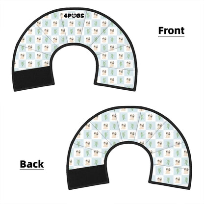 Bruno - Elizabethan Cone Collar Pug Fit