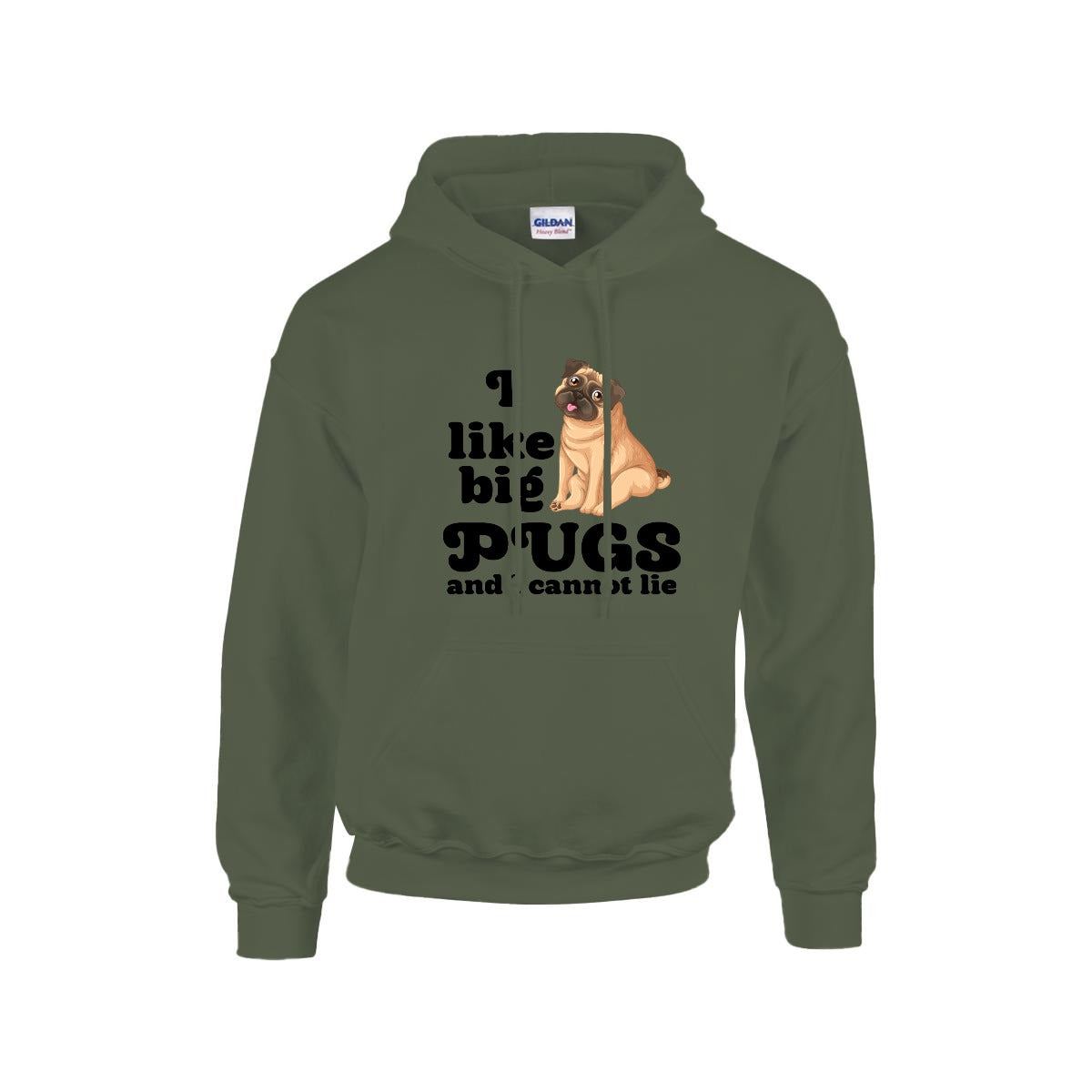 Milo  - Pug Lover Hoodie – Essential Unisex Cotton Sweatshirt