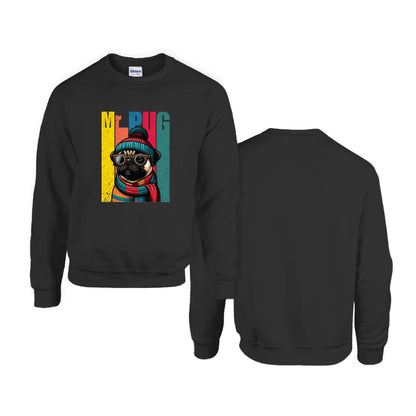 Bentley - Unisex Cotton Sweater for Pug Lovers