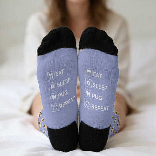 Missy  - Funny Pug Socks | Unisex Crew Socks