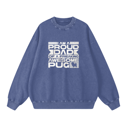 Peanut - Snow Washed Oversized Sweatshirt