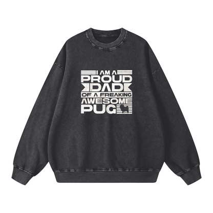 Peanut - Snow Washed Oversized Sweatshirt