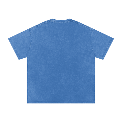 Tilly  - Snow Washed Pug T-Shirt – Oversized Heavyweight Cotton