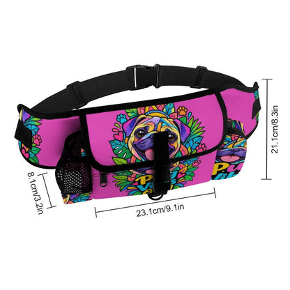 Rosie - Pug Treat Training Pouch | Outdoor Storage Waist Bag