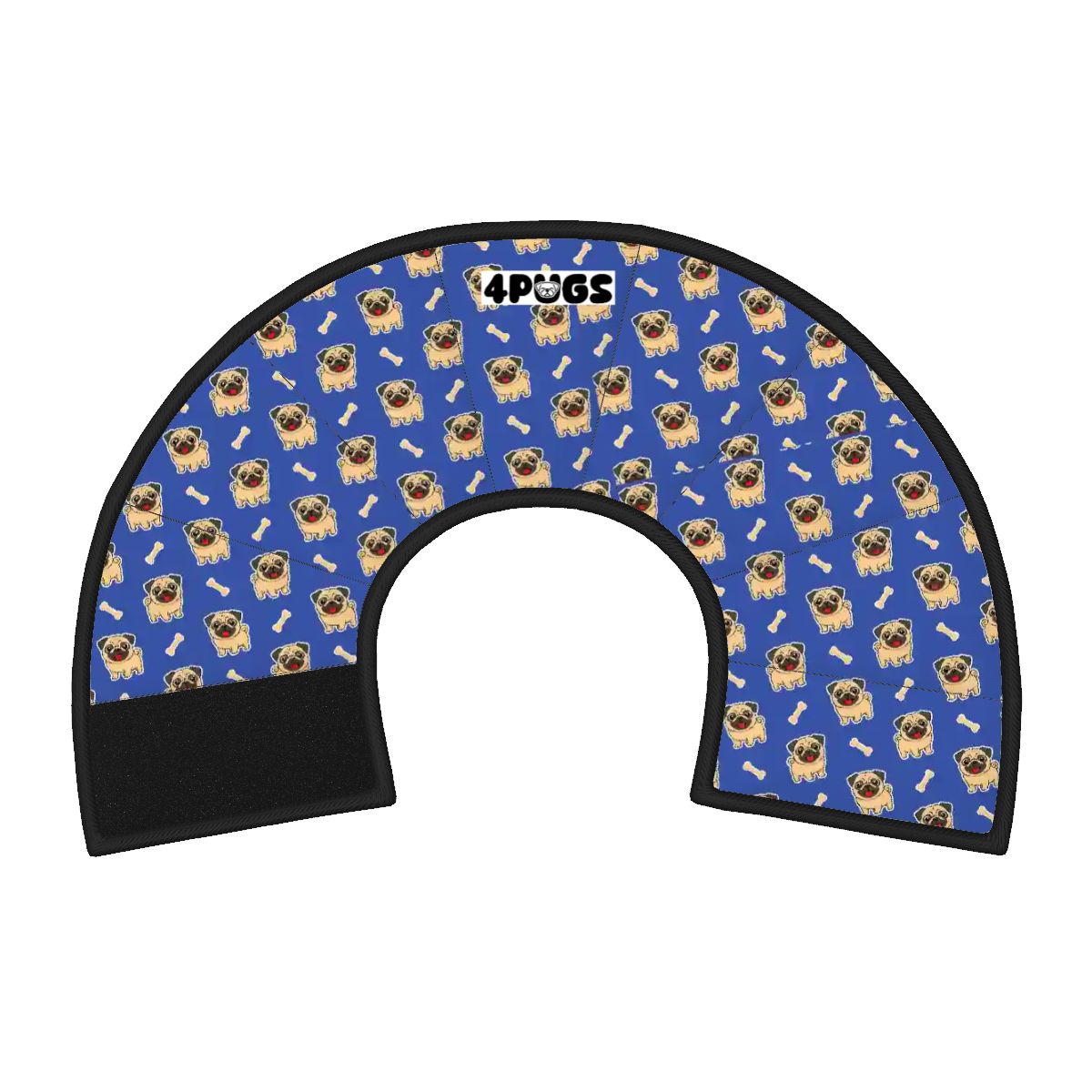 Ace - Elizabethan Cone Collar Pug Fit