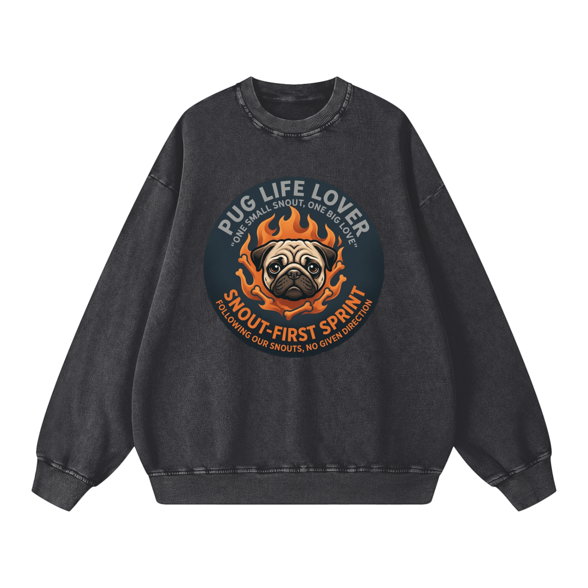 Sam - Snow Washed Oversized Sweatshirt