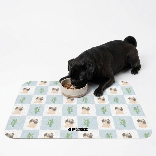 Luna - Premium Leather Dog Food Mat