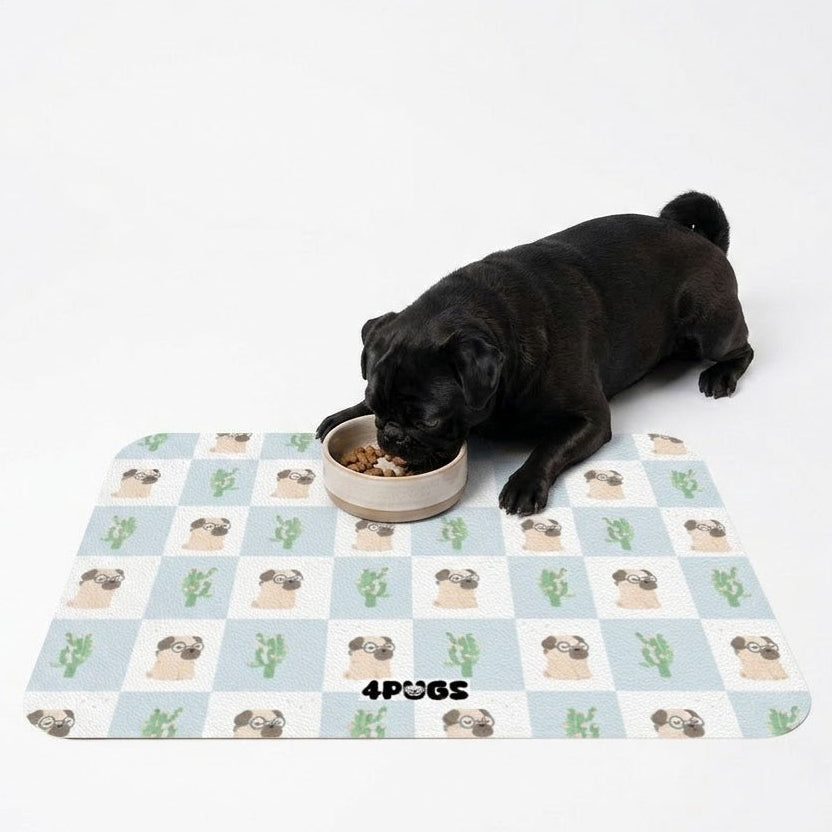 Luna - Premium Leather Dog Food Mat