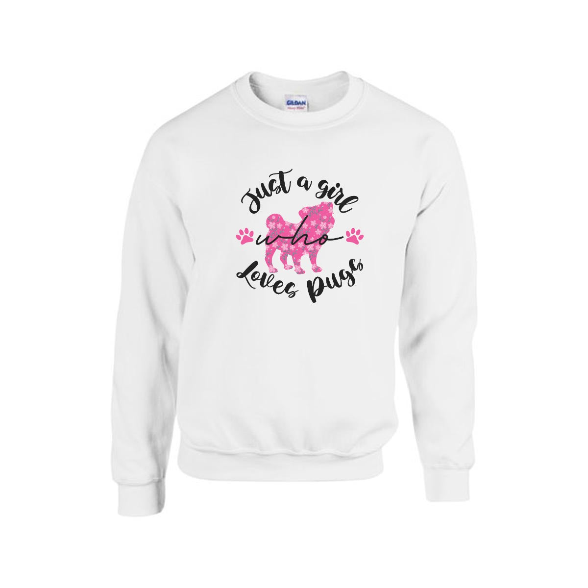 Coco - Unisex Cotton Sweater for Pug Lovers