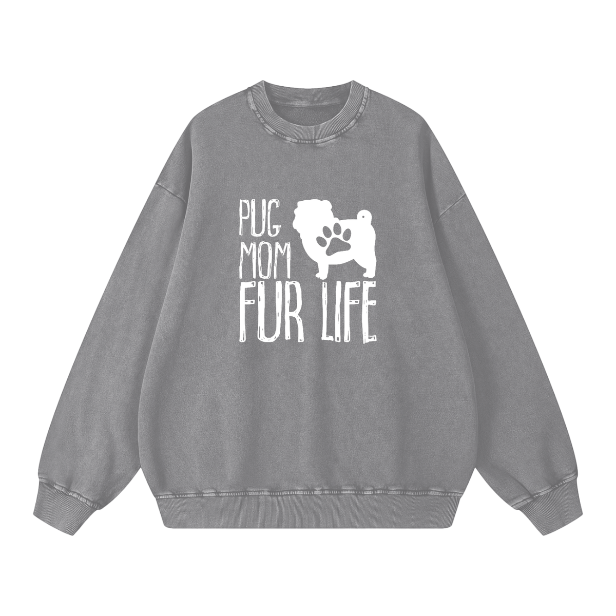 Teddy - Snow Washed Oversized Sweatshirt