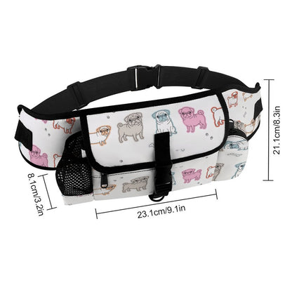 Stella - Pug Treat Training Pouch | Outdoor Storage Waist Bag