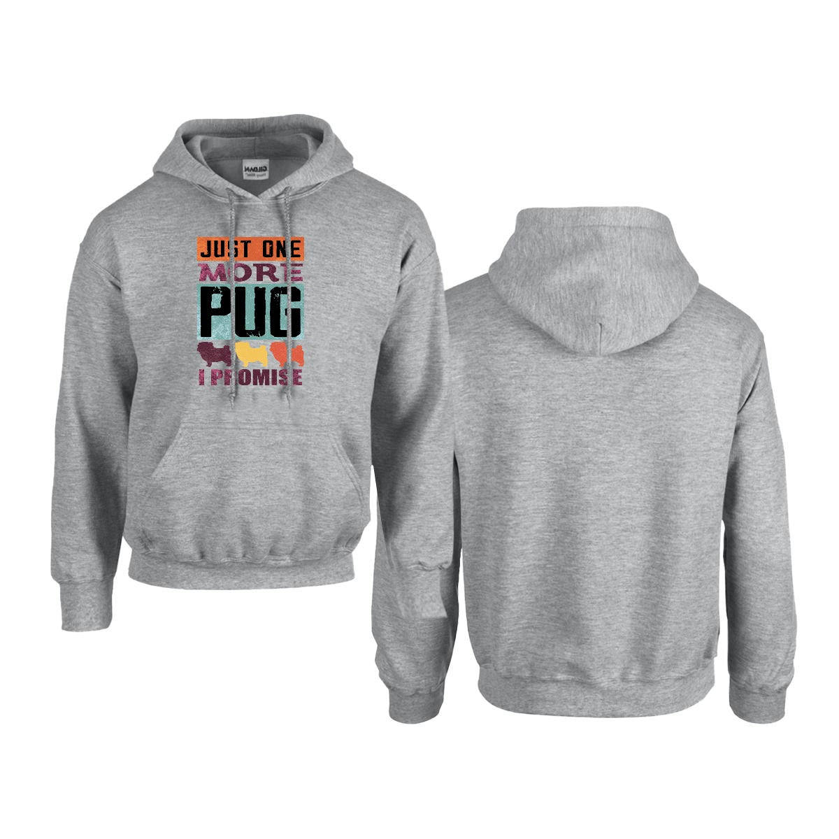 Zara  - Pug Lover Hoodie – Essential Unisex Cotton Sweatshirt