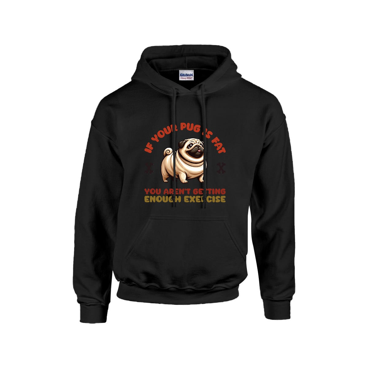 Oliver  - Pug Lover Hoodie – Essential Unisex Cotton Sweatshirt