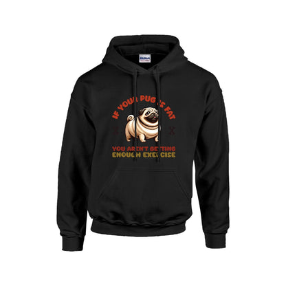 Oliver  - Pug Lover Hoodie – Essential Unisex Cotton Sweatshirt