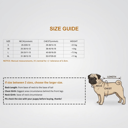 cowboy costume for pug side view
