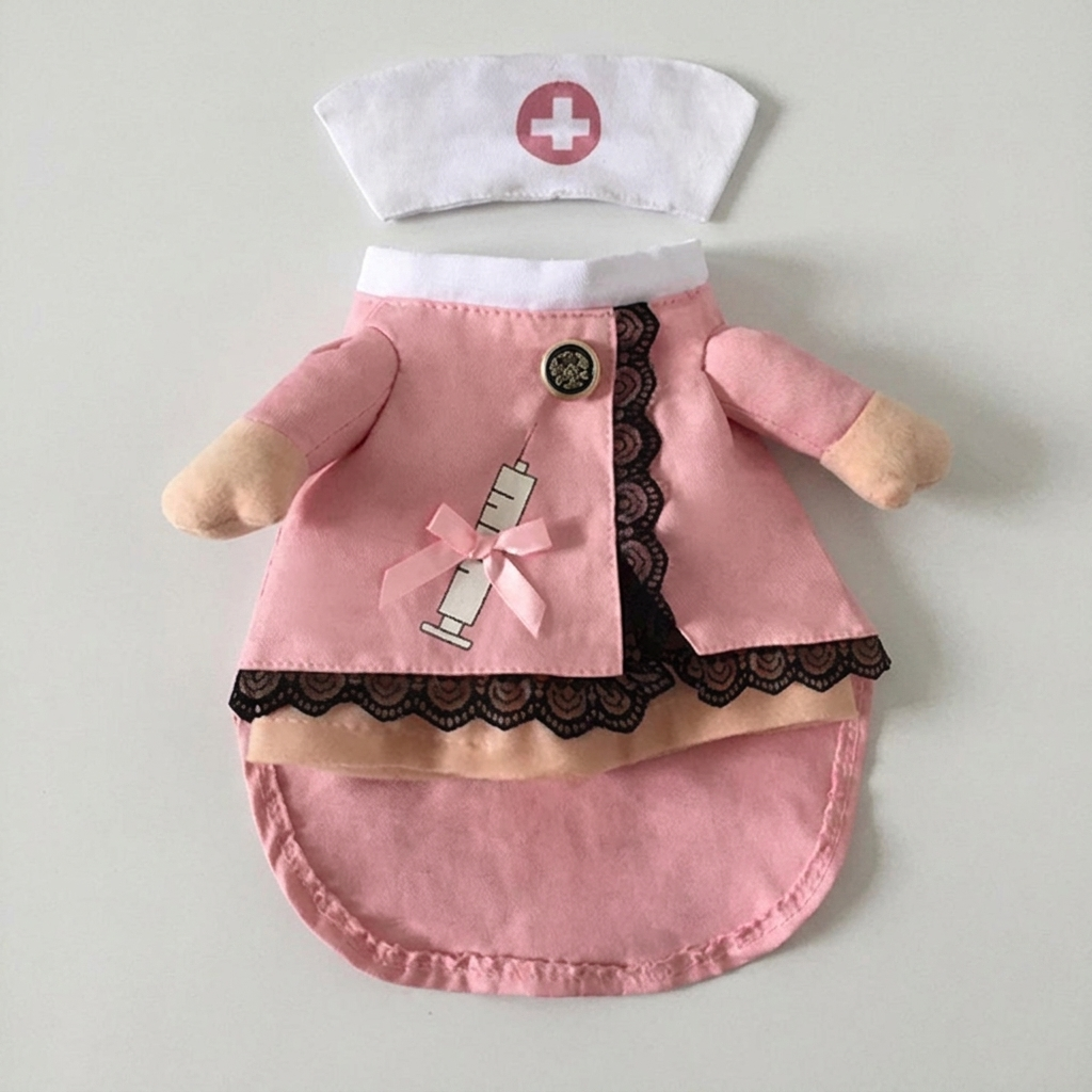 pug nurse costume halloween