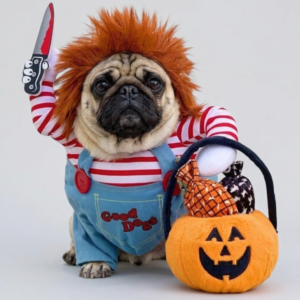 killer doll pug halloween costume
