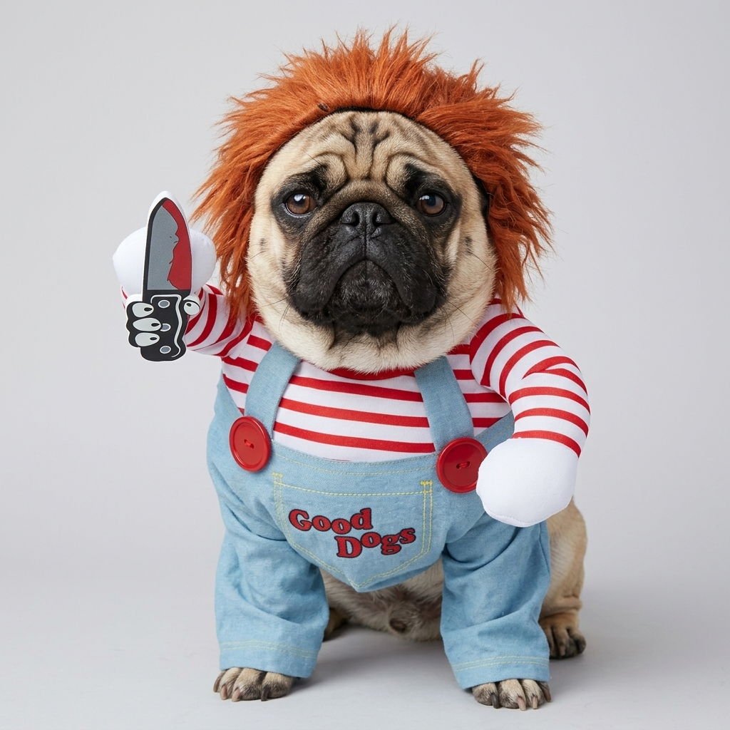 pug horror doll costume