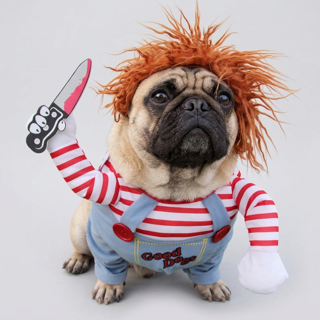 killer doll pug halloween costume