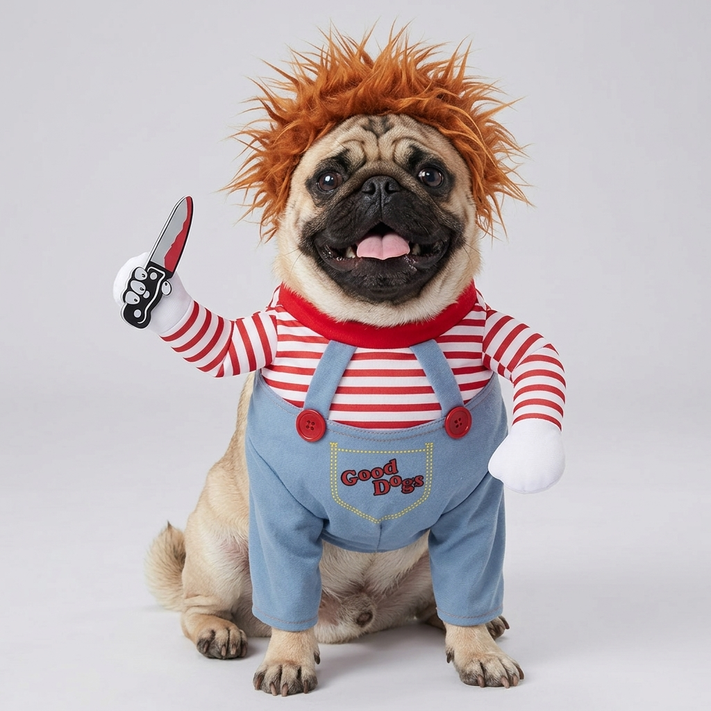 pug horror doll costume