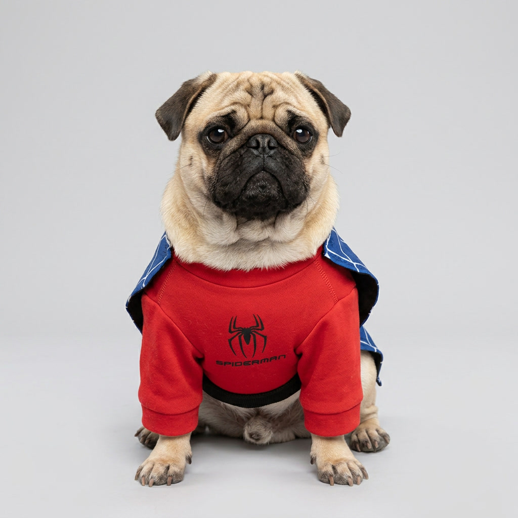 spiderpug web hero cosplay costume