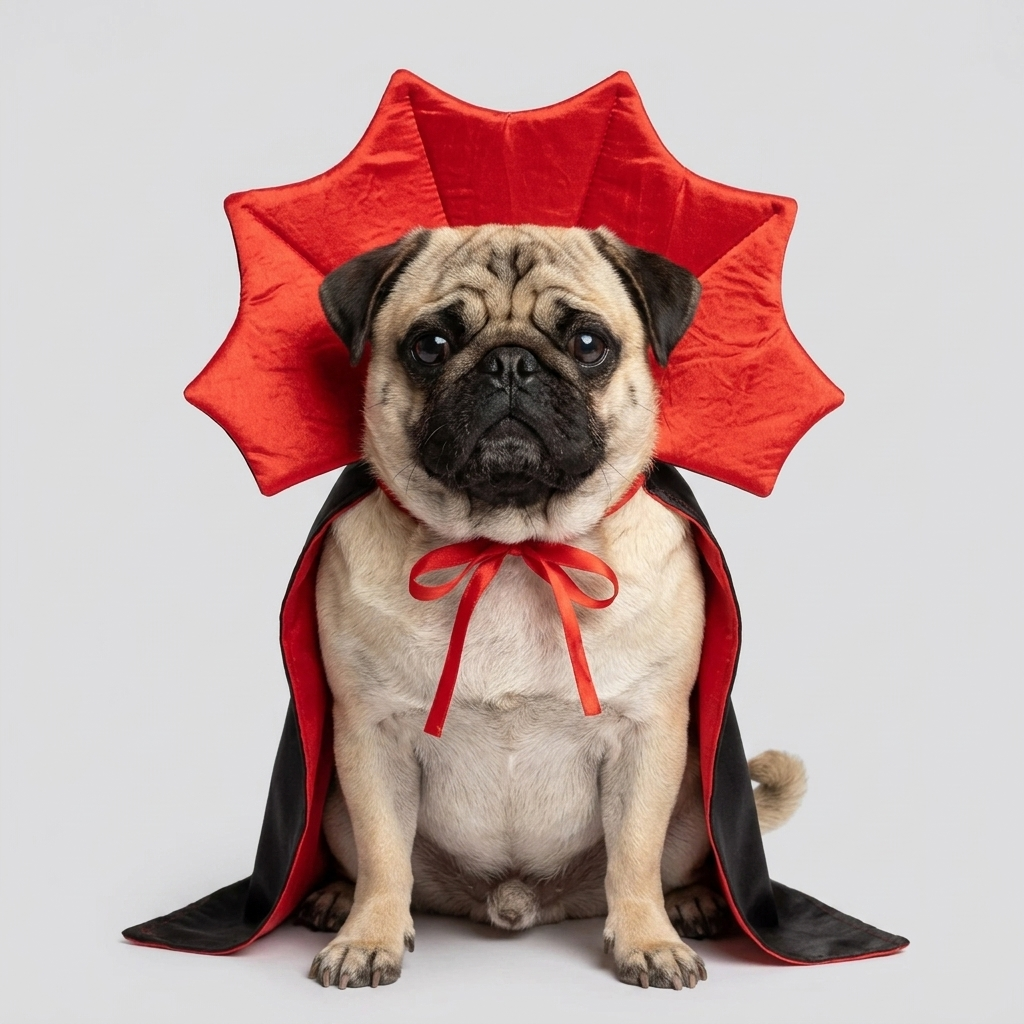 vampire cape for pugs halloween