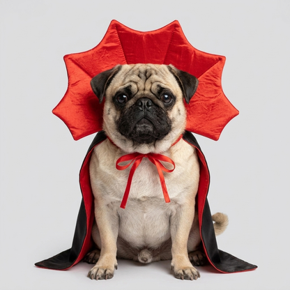 vampire cape for pugs halloween